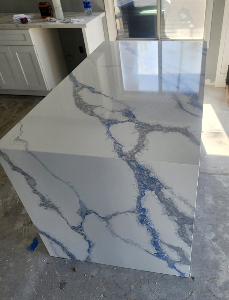 Blue Calacatta — Waterfall Island